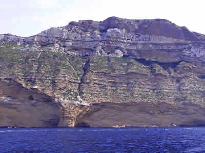 rock formations and caves