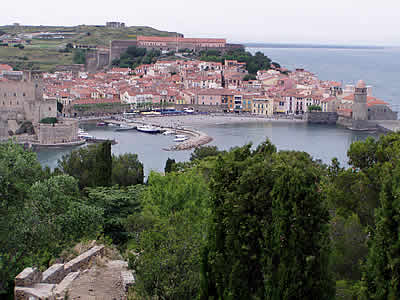 Collioure overlooking the port