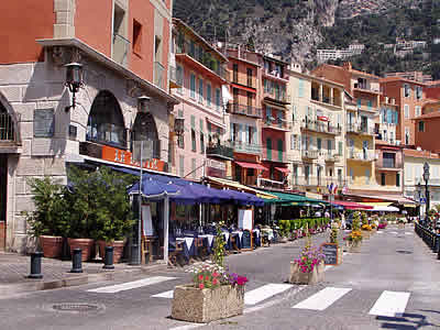 The waterfront at Villefranche