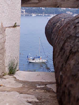 Under the gun at Villefranche