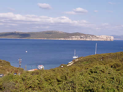 Cala del Bollo looking East towards Alghero