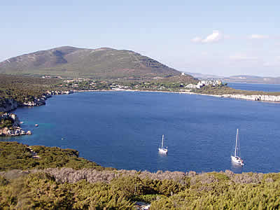 Cala del Bollo looking North