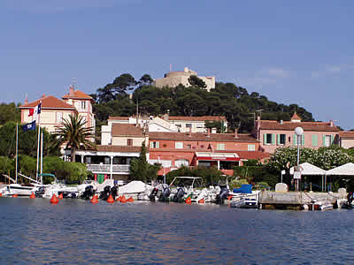 Porquerolles harbour